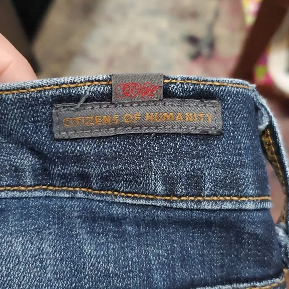Citizens Of Humanity Elson Mid Rise Straight Leg Jeans Size 25 or 0